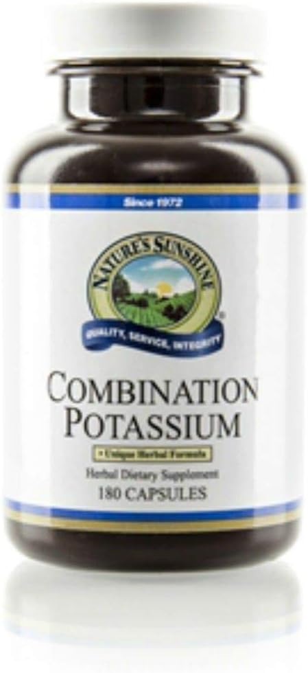 La combinaison de potassium solaire de la nature, 180 capsules