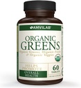 Verts, fruits et légumes biologiques Meilleur supplément pour stimuler l'énergie, détox, améliorer la santé. USDA Organique, sans gluten, végétalien, non-OGM, n° 1 Source des aliments nutritifs essentiels-Rich Super-alimentation Compte 60