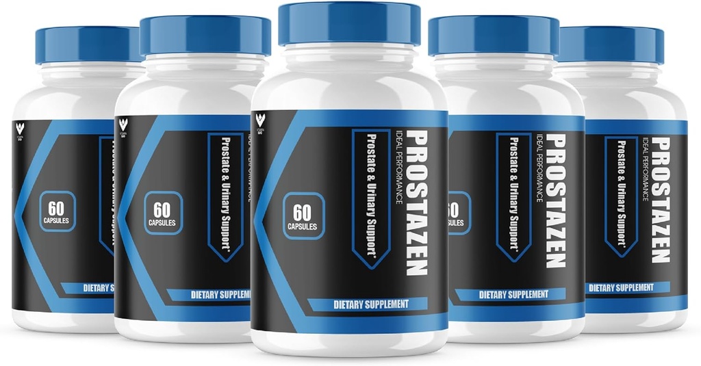 (5 Pack) Prostazen Capsules, Officiële Prostazen Pillen om Prostaat Gezondheid te ondersteunen, Prostazen Plus Premium Prostate Formula, Prostazen voor Gezonde Prostaat, Prosta Zen Pastillas Reviews (300 Capsules)