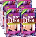 Toegepaste voeding 14-Dag Acai Berry Cleanse - 56 tabletten, Verpakking van 4 - Gewicht-Loss Ondersteuning Flush + Melkdistel - 112 Totaal porties