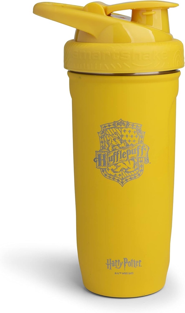 Smartshake Reforce en acier inoxydable Harry Potter Huffs Shaker Bouteille (900 ML / 30oz)