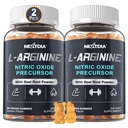 Sans sucre L Arginine Oxyde Nitrique Gommies 1300mg pour les hommes et les femmes avec L Citrulline, racine de betterave, B3.