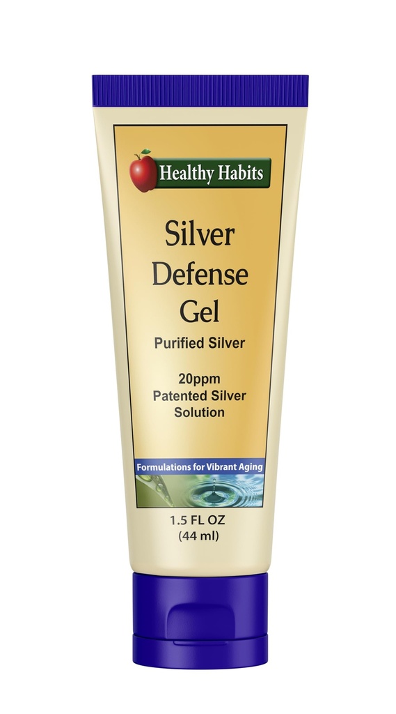 Habitudes saines gel de défense argent purifié topique colloïdal gel argent avec la technologie Nano