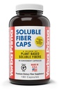 Yerba Prima Oplosbare vezels Capsules, 180-Telling - Natuurlijke Dieetsupplement Formule, Non-GMO, Glutenvrij