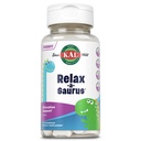 KAL Relax-a-Saurus, Stress Support Supplement voor kinderen, L-Theanine voor kinderen met Herbal Stress Relief & Relaxation & Blend, Delicious Natural Grape Flavor, 60 dagen garantie, 30 Kauwtabletten