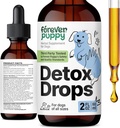 Forever Puppy Detox Drops for Dogs - Dandelion Root & Dandelion Leaf Tinctuur voor lever en nieren Ondersteuning - Herbal Detox & Antioxidant Ondersteuning Supplement voor honden van alle rassen en maten - 2 fl oz