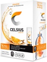 CELSIUS Orange On-the-Go Powder Stick Packs, Verpakking van 14