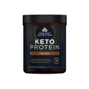 Oude voeding Keto Proteïnepoeder, KetoPROTEIN met vetten van bot Broth en MCT olie, chocolade, 18g eiwit 10g vet per portie, glutenvrij, lage carb, Paleo vriendelijk, 17 porties
