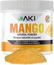 AKI Mango Extract Poeder (6.34oz/180g) - Vitamine C en andere voedingsstoffen - Gedroogde Mango, Ideaal als Booster Supplement voor eiwitsmoothies, sorbetseizoen, sap, ijs en ijs