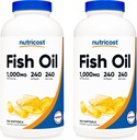 Nutricost Visolie 1000mg (560mg Omega-3), 240 Softgels (2 flessen)