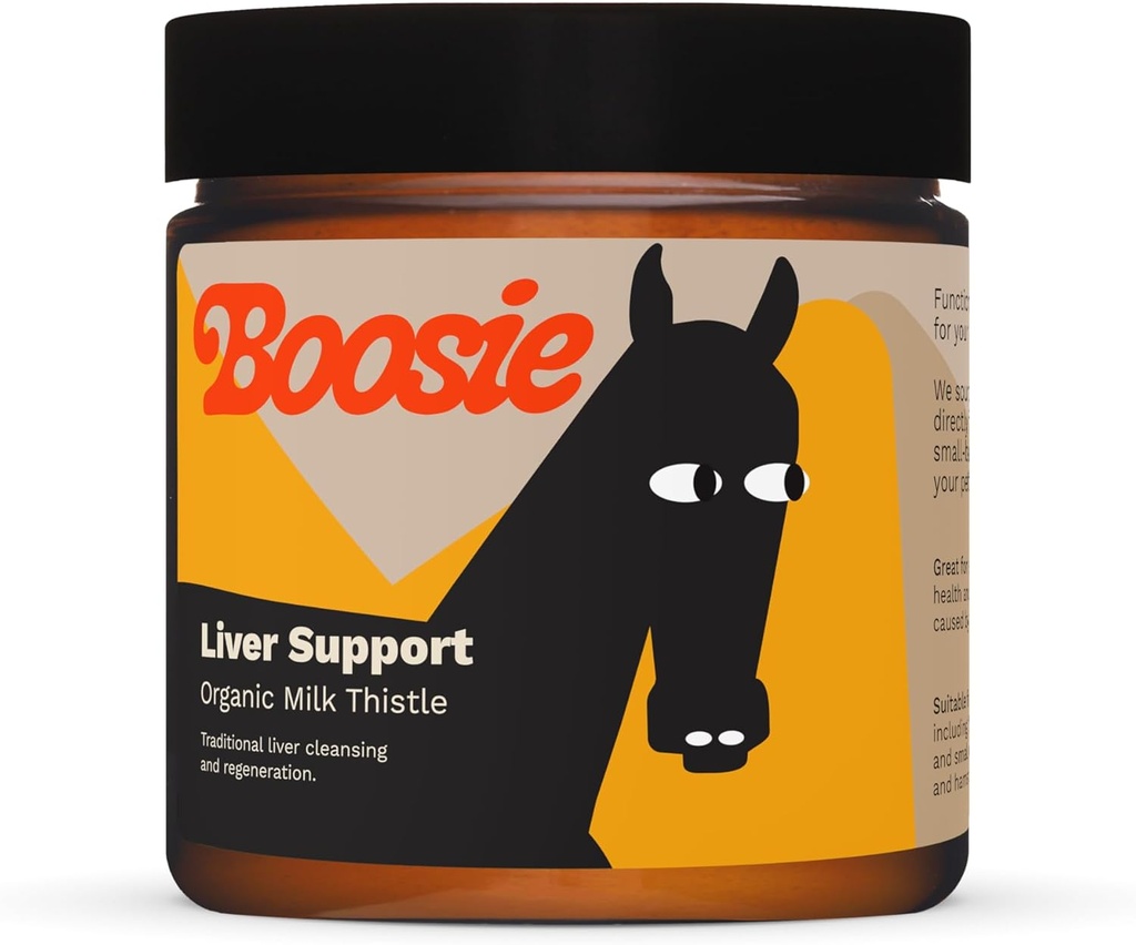 Boosie Biologische Melkdistel Poeder voor honden en katten - Ondersteunt de leverfunctie en het immuunsysteem - Antioxidant - Rijk aan Silymarin - 100% Natuurlijke zonder additieven of conserveringsmiddelen - Diervoeding