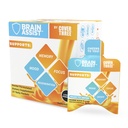 Cover Three Brain Assist Brain Supplement, Nutritional Focus Supplement met Curcumin, Uridine, Orange Slice Liquid Brain Ondersteuning Formule, High Performance Geheugensupplementen