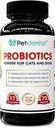 Probiotiques pour chiens et chats 17 souches bactériennes 73 milliards d'UFC Suppléments en poudre pour chiens Soins dentaires Santé Mauvaise digestion des chiens Coat de peau et soutien immunitaire -90g