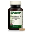 Standaardproces Niacinamide B6 - Ondersteunt het energiemetabolisme en de gezondheid van het zenuwstelsel - Aids Blood Flow & Digestive Health with Niacin & Vitamin B6 - Non-Dairy - 90 capsules