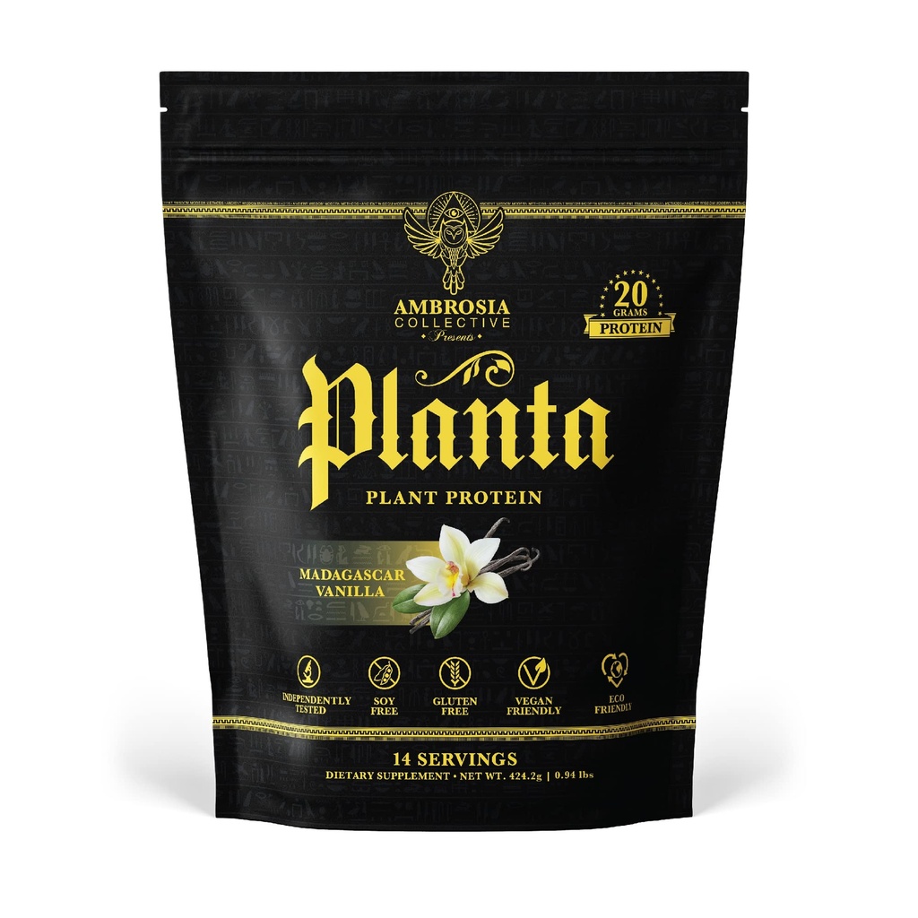 Ambrosia Planta - Protéines végétales de qualité supérieure : Vegan & Keto Friendly.