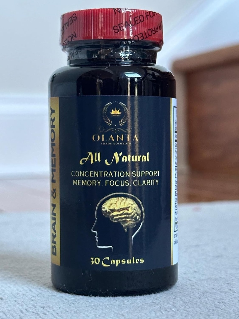 Hersengeheugensupplementen - Energie leren redenering voor mannen en vrouwen, hersensupplement, geestelijke helderheid en cognitieve verbetering - 1 fles 60 capsules