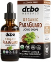 ParaGuard Cleanse Liquid Organic Detox - Organic Intestinal Guard Formula Supplement for Humans with Black Walnut Wormwood Clover & Oregano Tinctuur - Natural Herbal Intestine Body Gut Cleanser 2 oz