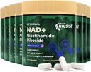 NAD Supplement, NAD Nicotinamide Riboside 900 Mg voor mannen en vrouwen, Liposomale NAD+ Supplement met Nicotinamide Riboside, Resveratrol & Quercetin, Energie, Boost NAD+, 800 Capsules
