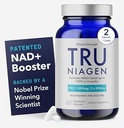 TRU NIAGEN PRO NAD+ Supplement voor anti-veroudering en celregeneratie, 2 x 500 mg gepatenteerd Niagen, 30 Servingen 
