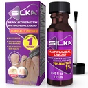 SILKA Max Strength Antischimmel Liquid for Teenail Health met borstel Applicator, Resultaten in 1 week, Nagelschimmel behandeling voor beschadigde teennagels, Atlete's voetbehandeling, Tolnafte 1% 0,45 Fl Oz
