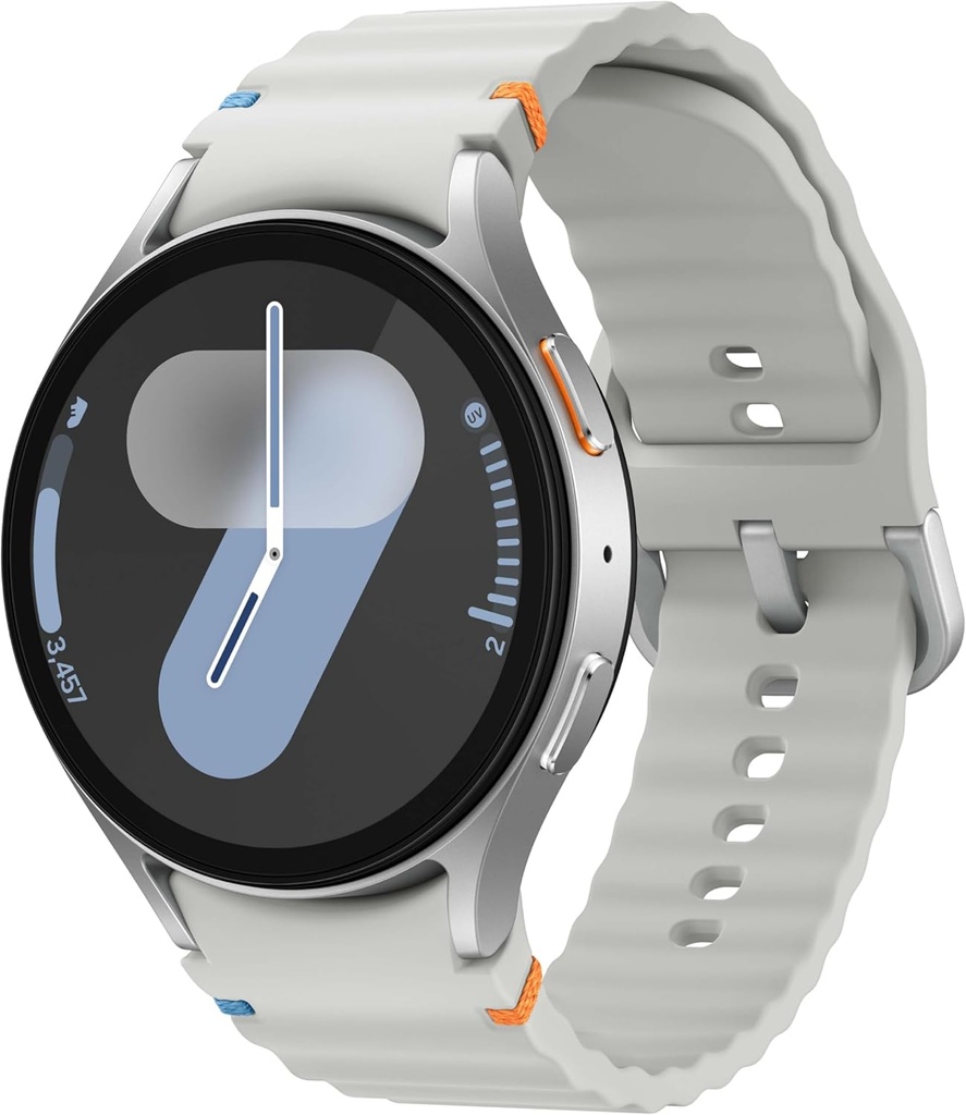 Samsung Galaxy Watch 7 44mm LTE AI Smartwatch w/Energy Score, Wellness Tips, Heart Rate Tracking, Sleep Monitor, Fitness Tracker, 2024, Silver [US Versie, 1Yr Fabrikant Garantie]