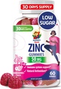 Zink Gummies voor volwassenen - Zink Kauwbare Gummy voor Immune Ondersteuning - Krachtige natuurlijke antioxidant Non-GMO supplement voor kinderen Mannen Vrouw Volwassenen