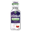 ZzzQuil, aide au sommeil de nuit liquide, exempt d'alcool et de colorants artificiels, 50 mg de Diphenhydramine HCl, marque d'aide au sommeil no 1, asleep d'automne rapide, forme non-habitante, apaisante fleur de Berry, 12 FL OZ