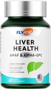Liver Health, Non-Milk Thistle Formula Detox & Repair, Leverondersteuning Made in USA, NADH & Alpha-GPC, PQQ, L-Theanine, Stay Up Late Herstel, 60 Tablets