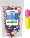 XPRS Nutra Size 0 Empty Capsules - 1000 Count Empty Gelatin Capsules - Pills DIY Capsule Filling - Pure Bovine Pill Gel Caps for Do-It-Yourself Supplements (Multi Color)