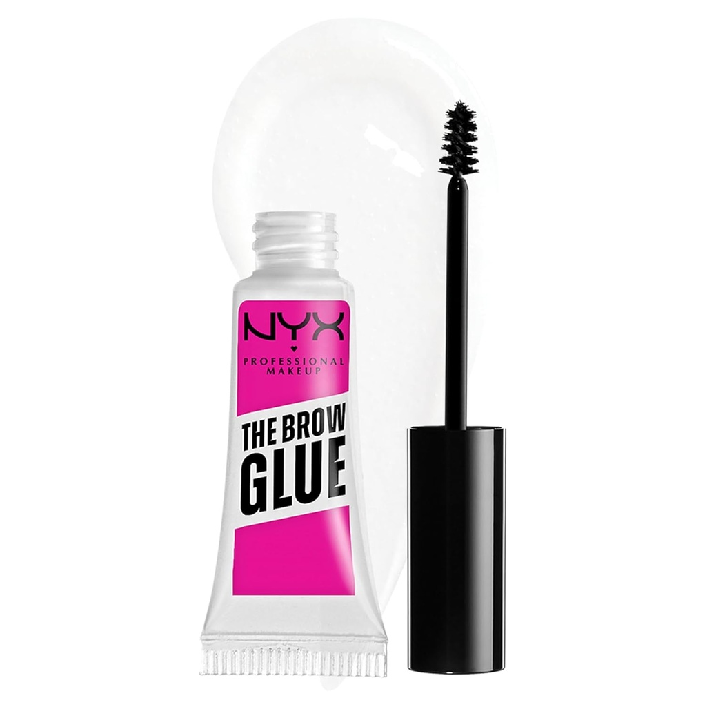NYX PROFESSIONAL MAKEUP De wenkbrauwlijm, Extreme Hold Eyebrow Gel - Helder