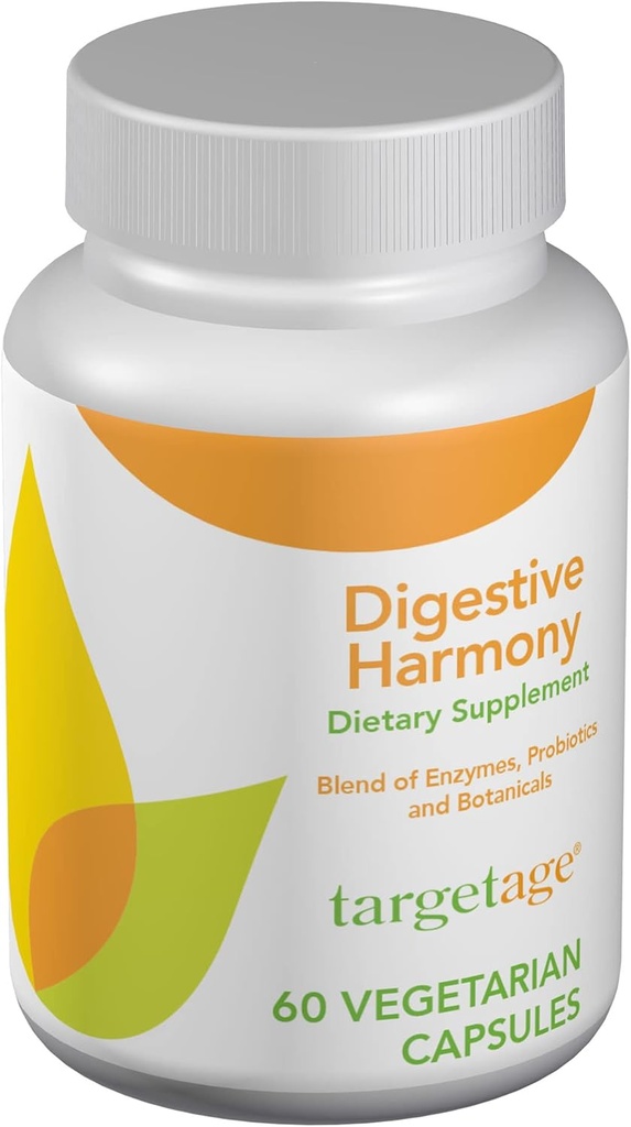 Targetage® by Maison Beljanski® - Digestief Harmonie Dieetsupplement - Probiotica, botanische producten en enzymen voor spijsverteringsgezondheid - 60 capsules