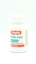 Rugby Laboratories Folic Acid 400 mcg Vitamine B9 Folaat Dagelijks Dieetsupplement Glutenvrij Ondersteunt Cardiovasculair Gezondheid 100 tabletten alleen voor volwassenen (verpakking van 1)
