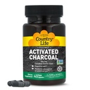Country Life Coconut Actived Charcoal Capsules, 260mg 