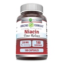 Verbazingwekkende Formules Niacin(Vitamine B3) 250 mg 180 Capsules Supplement 