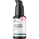 Designs for Health Liposomal D Supreme Vitamin D Liquid - 2500 IE Vitamine D3 + Vitamine K (K1 + K2) - Liposomen for Superior Absorptie - Non-GMO Supplement (100 Serves / 1,7oz)