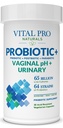 Vital Pro Naturals - Vaginale pH & Urinaire Probiotica + Prebiotica, Postbiotica, Parabiotica, 4-in-1 Supplement voor Vrouwen, Hoge Potentie, 64 Strains, Digestief, Vaginaal, Urinair, Immune Health, 30 st.