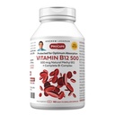 ANDREW LESSMAN Vitamine B12 500 180 Capsules - Absorptie-beschermd Methylcobalamine (Natural Coenzyme Vitamin B12), essentieel voor energie- en stressondersteuning, Plus B-complex, gemakkelijk doorslikken Capsules
