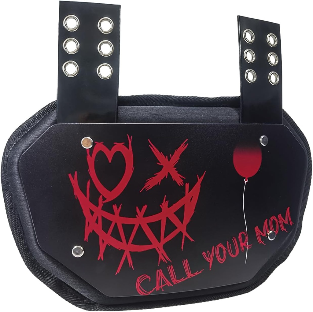 Sport Voetbal Terug Plate Voetbal Backplates voor Schouder Pads Football, Rear Protector Lower Back Pads voor voetballers, Lagere rug zal veilig en stijlvol met deze stevige backplate.