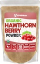 XPRS Nutra Biologische Hawthorn Berry Powder - Premium USDA Biologische Hawthorne Berry Powder voor Cardiovasculaire Ondersteuning - Vegan Friendly Hearth Health Supplement (16 Ounce)