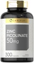Carlyle Zinc Picolinate 50mg.300 Capsules.