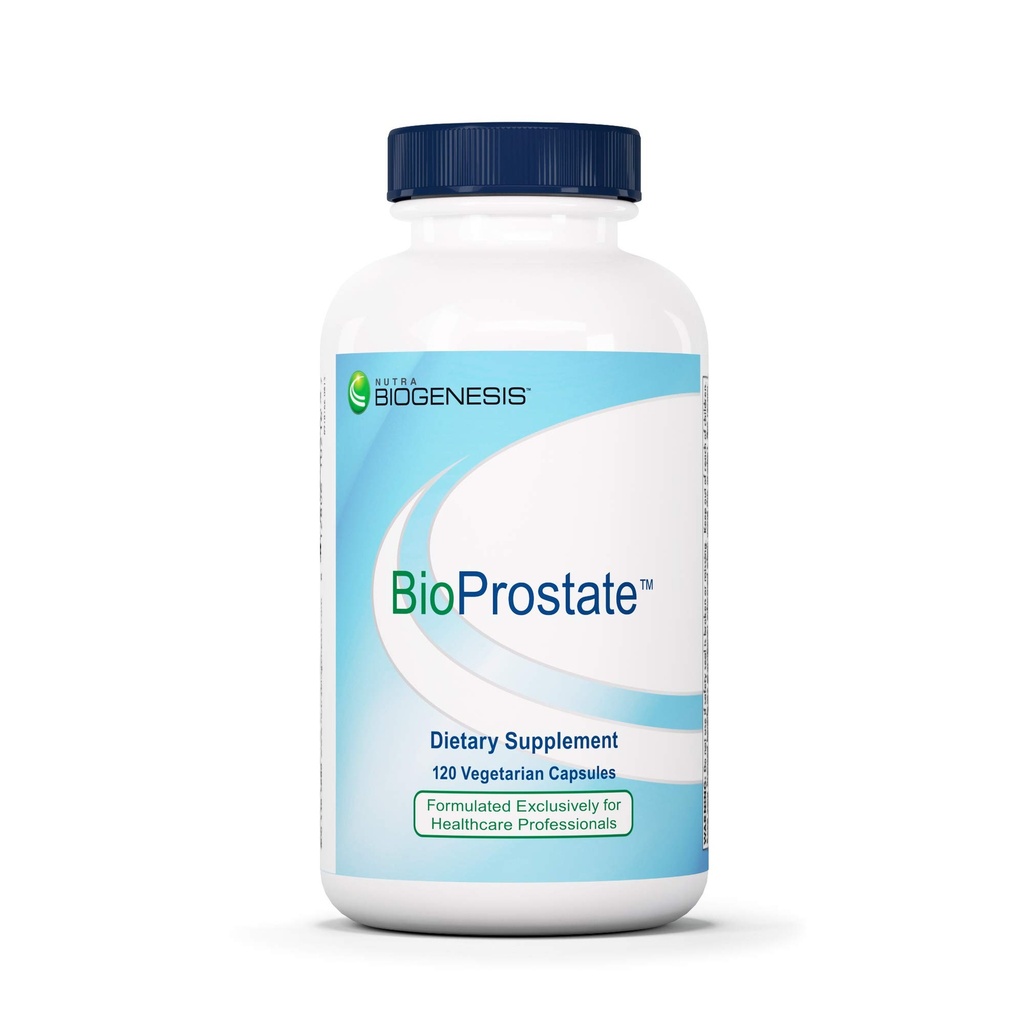 Nutra BioGenesis BioProstate - Saw Palmetto voor mannen, prostaatgezondheidssupplementen voor mannen, urinestroomondersteuning met pompoenzaad, Nettle & Pygeum - 120 Vegan Capsules