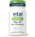 Hyperbiotica Vital Nutriënten Pro-15 Prebiotica en Probiotica voor vrouwen en mannen 