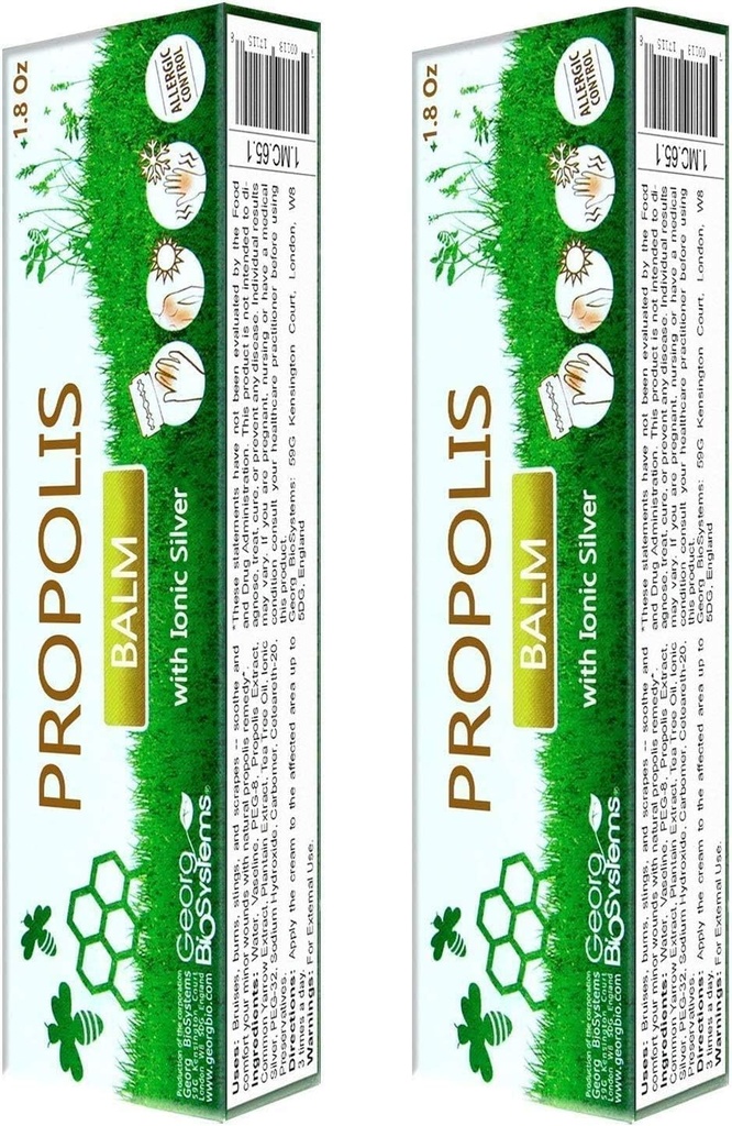 Set van 2 Propolis Balm met Ionic Silver 30g/1 Oz