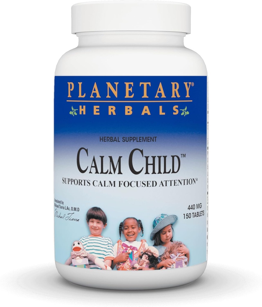 Planetaire kruiden Kalm kind, ondersteunt kalm gerichte aandacht*, 440 mg - 150 tabletten