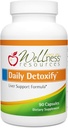 Wellnessbronnen Dagelijkse ontgifting met Silymarin, Dandelion, RA Lipoïnezuur, NAC, Chlorella en meer voor leverondersteuning en uitgebreide ontgifting (90 capsules)
