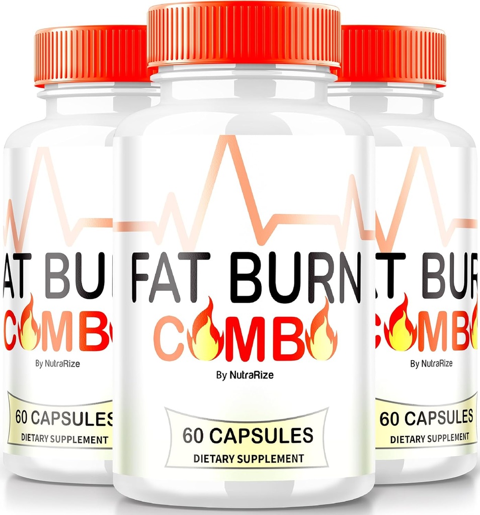 (3 Pack) Fat Burn Combo Capsules, FatBurn Combo Keto Formule, Alle natuurlijke gewichtsverlies supplement om te bereiken gezond-Looking body, Keto Fitness Pillen, Officiële Beoordelingen (180 Capsules)