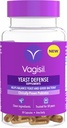 Vagisil Gist verdedigingssupplementen, helpt evenwicht Gist en Goede Bacteriën, klinisch bewezen Probiotica, Clean Ingrediënten, bevordert een gezonde vaginale Microbiome, slechts 1 capsule dagelijks, 30 capsules