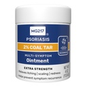 MG217 2% steenkoolteer Zalf voor Psoriasis, Extra sterkte Multi Symptoom Relief, effectief Verlicht Jeuken, Schalen, Roodheid, Vitamine A, D en E, 4 oz Jar