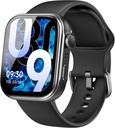 TOZO AMOLED S6 Smart Watch 1.85" Ultra-helder scherm dynamische gezichten Bluetooth Call, 100+ Sportmodi Fitness activiteit tracker met slaapmonitor IP68 waterdicht zwart