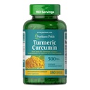 Puritein's Pride Kurkuma Curcumin 500mg, Standarized tot 95% Cucuminoïden, Kruidendieet Supplement voor Antioxidant Gezondheid, 180 Radpid Release Capsules